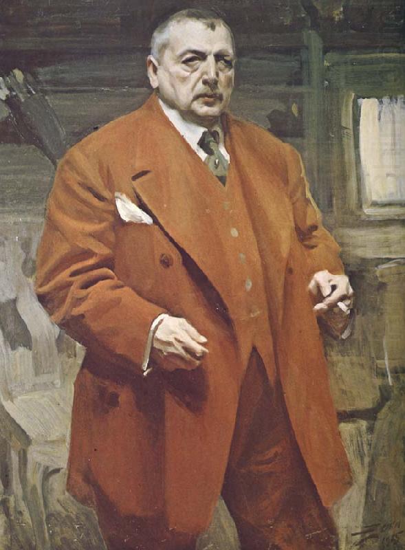 jag i roda kostymen, Anders Zorn